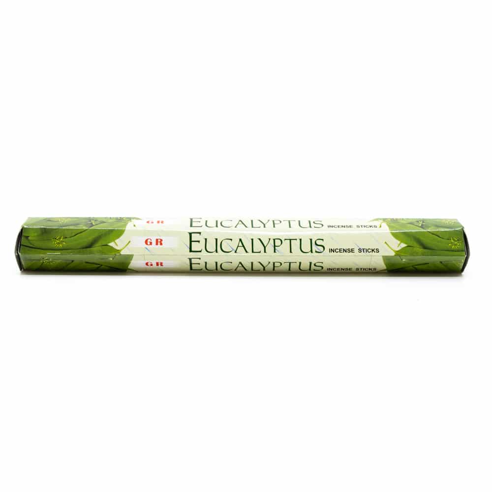 G.R. Wierook – Eucalyptus – Wierookstokjes (20 stuks)