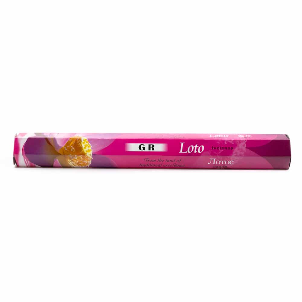G.R. Wierook – Lotus – Wierookstokjes (20 stuks)