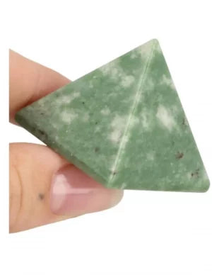 Edelsteen Piramide Jade Serpentijn – 35 mm