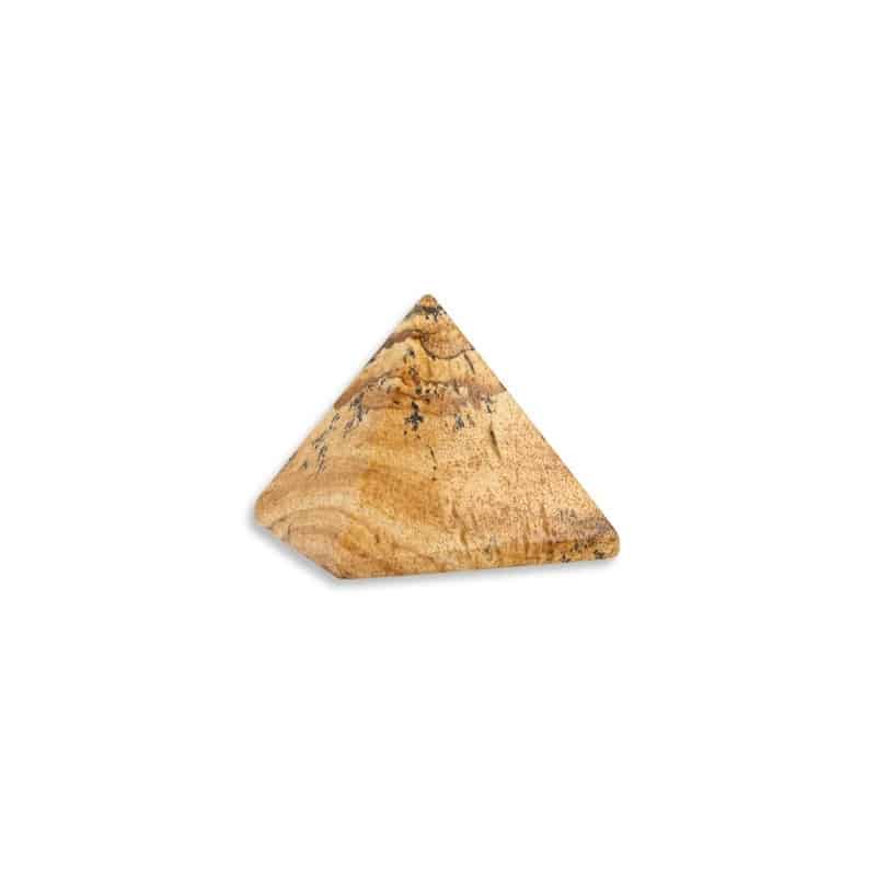 Edelsteen Piramide Jaspis Landschap – 25 mm