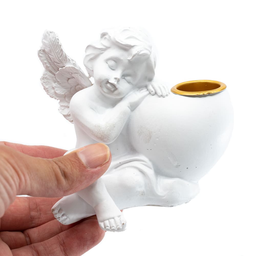Kaarshouder Engel Liefde (10 cm)