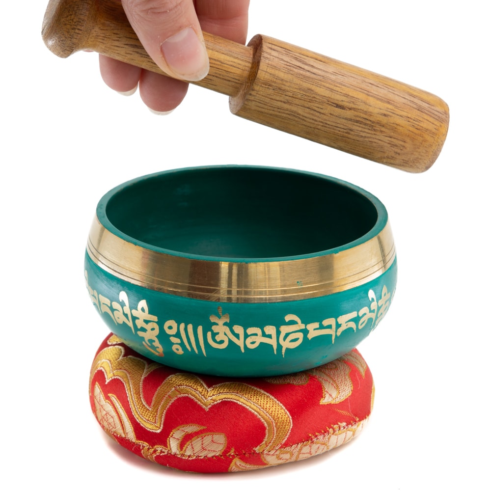 Klankschaal Geschenkset Deluxe Mandala – Groen