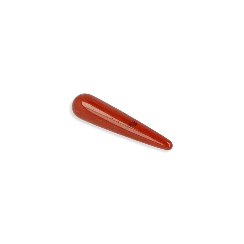 Massage Griffel Rode Jaspis – ca. 7.5 cm