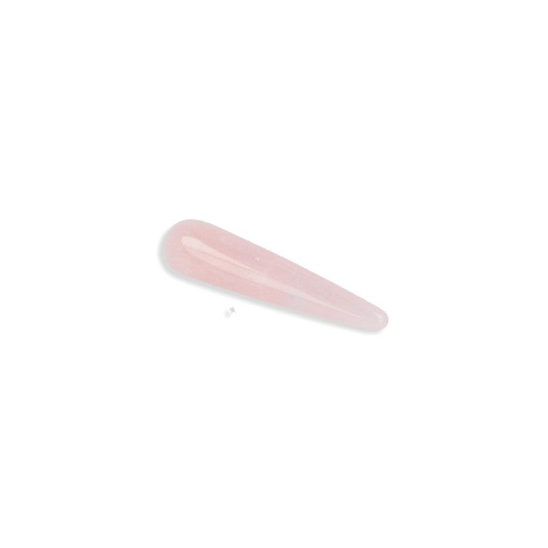Massage Griffel Rozenkwarts – ca. 7.5 cm