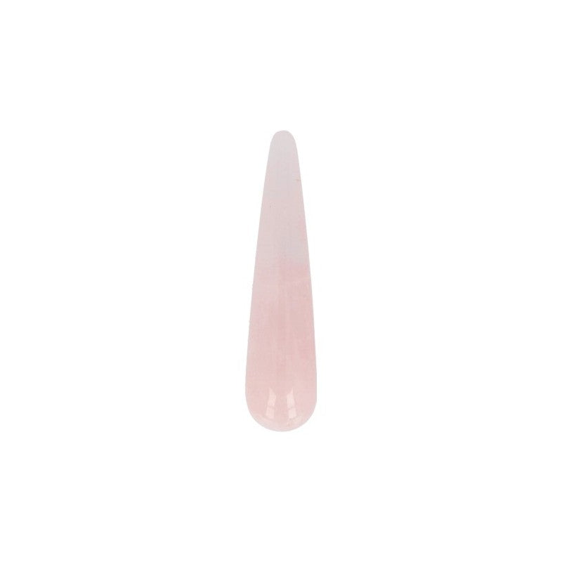 Massage Griffel Rozenkwarts – ca. 7.5 cm