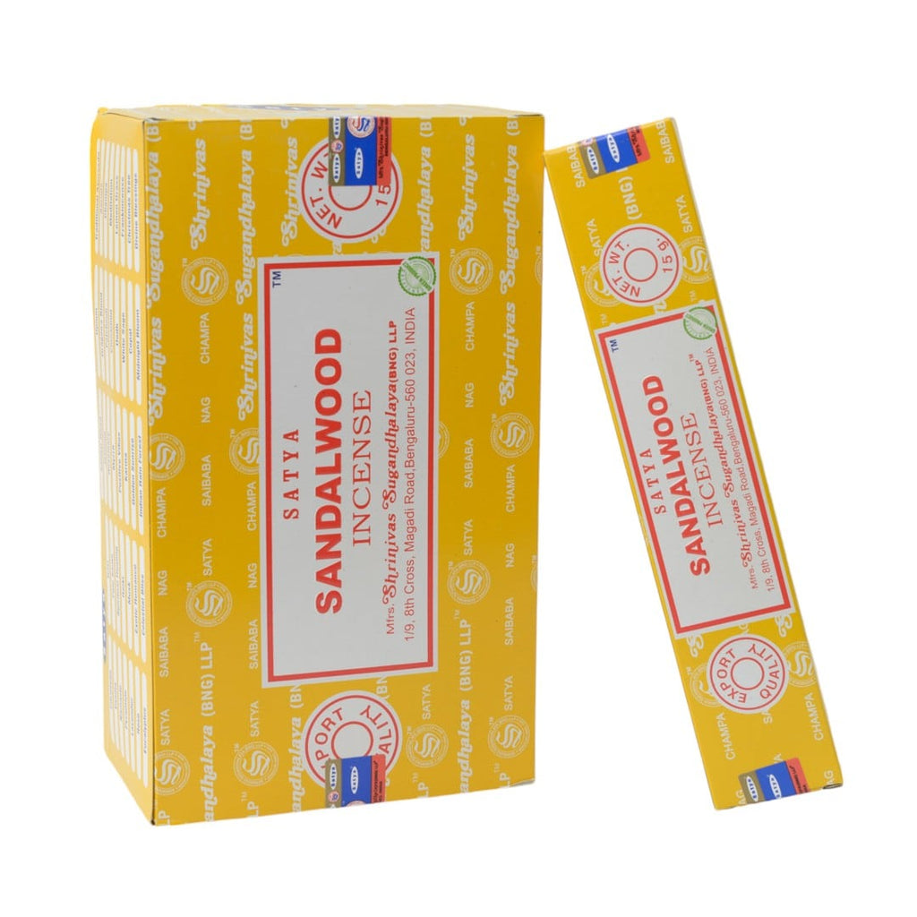 Satya Wierookstokjes Sandelhout – Doos 12 x 15 gram
