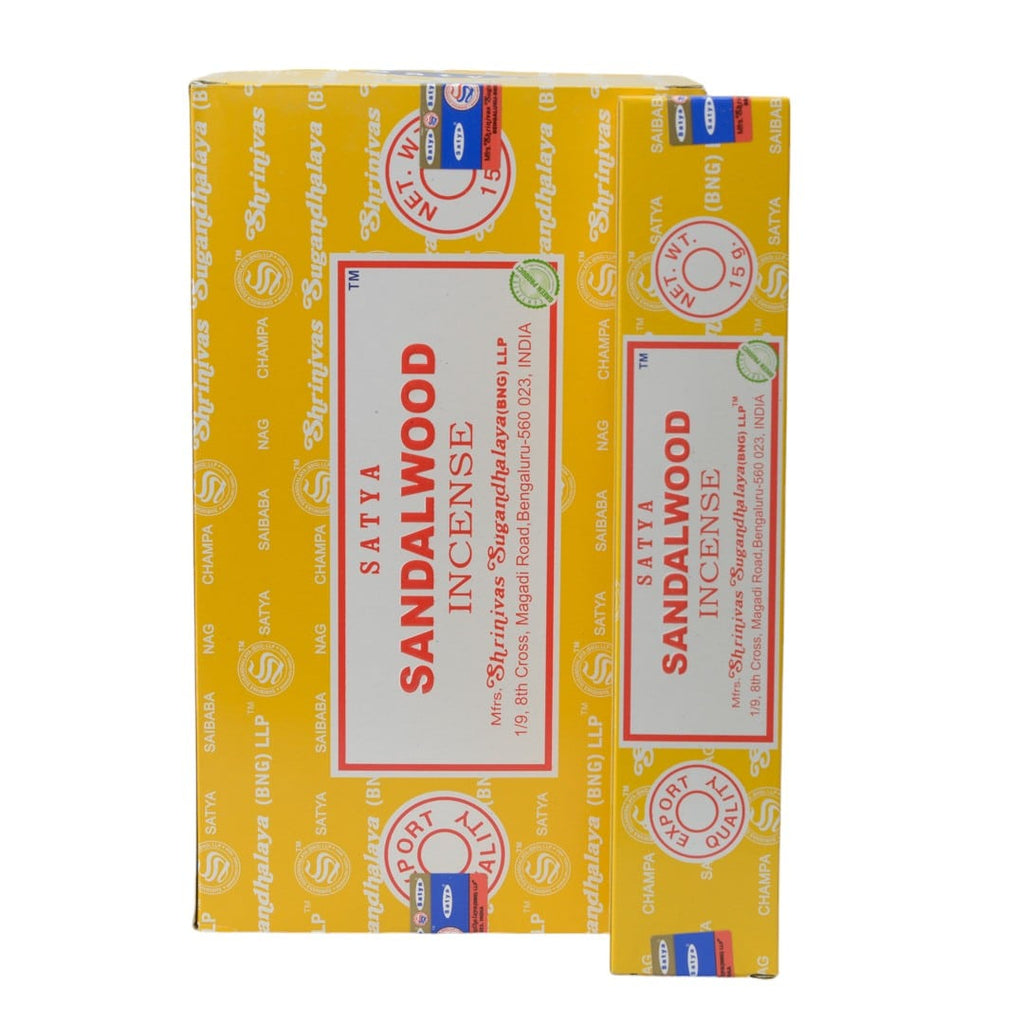Satya Wierookstokjes Sandelhout – Doos 12 x 15 gram