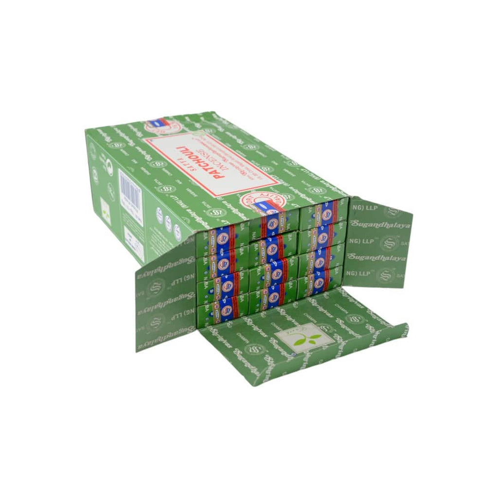 Satya Wierookstokjes Patchouli – Doos 12 x 15 gram