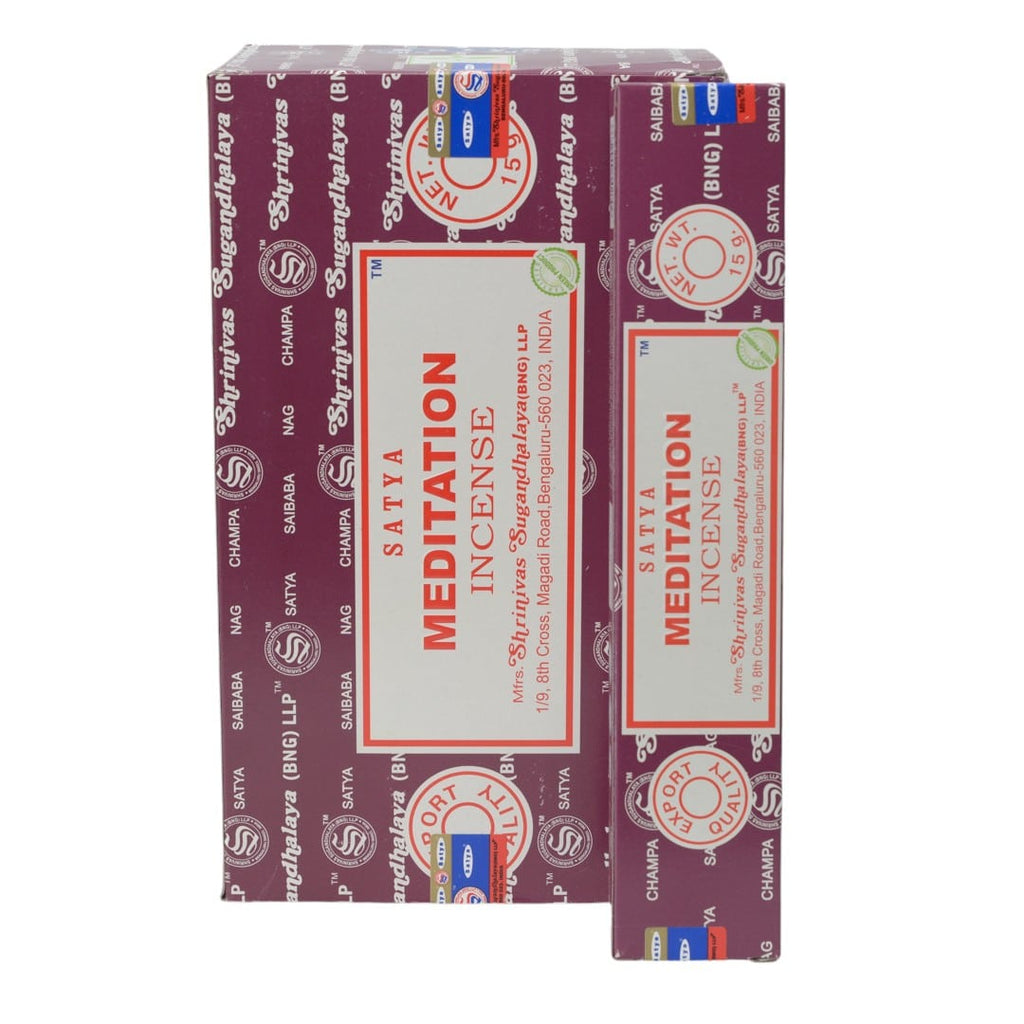 Satya Wierookstokjes Meditatie – Doos 12 x 15 gram
