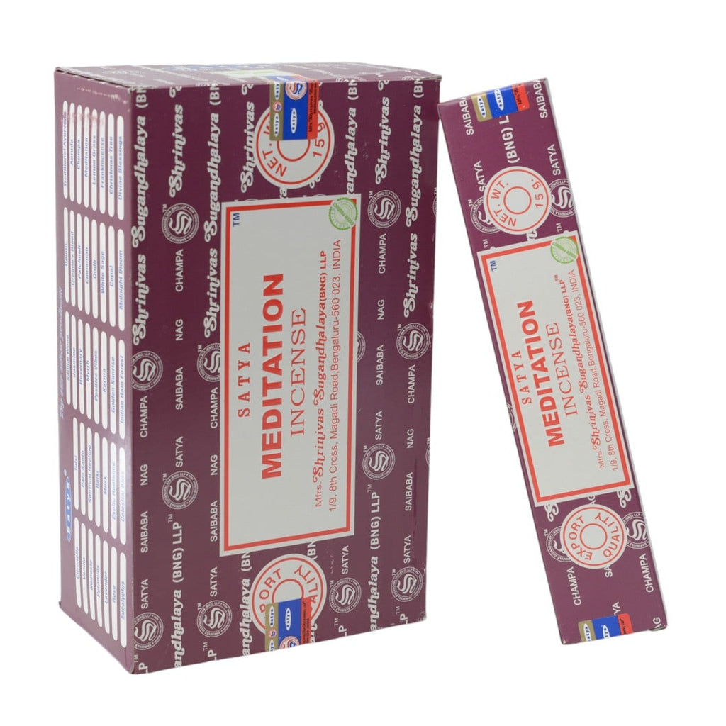 Satya Wierookstokjes Meditatie – Doos 12 x 15 gram