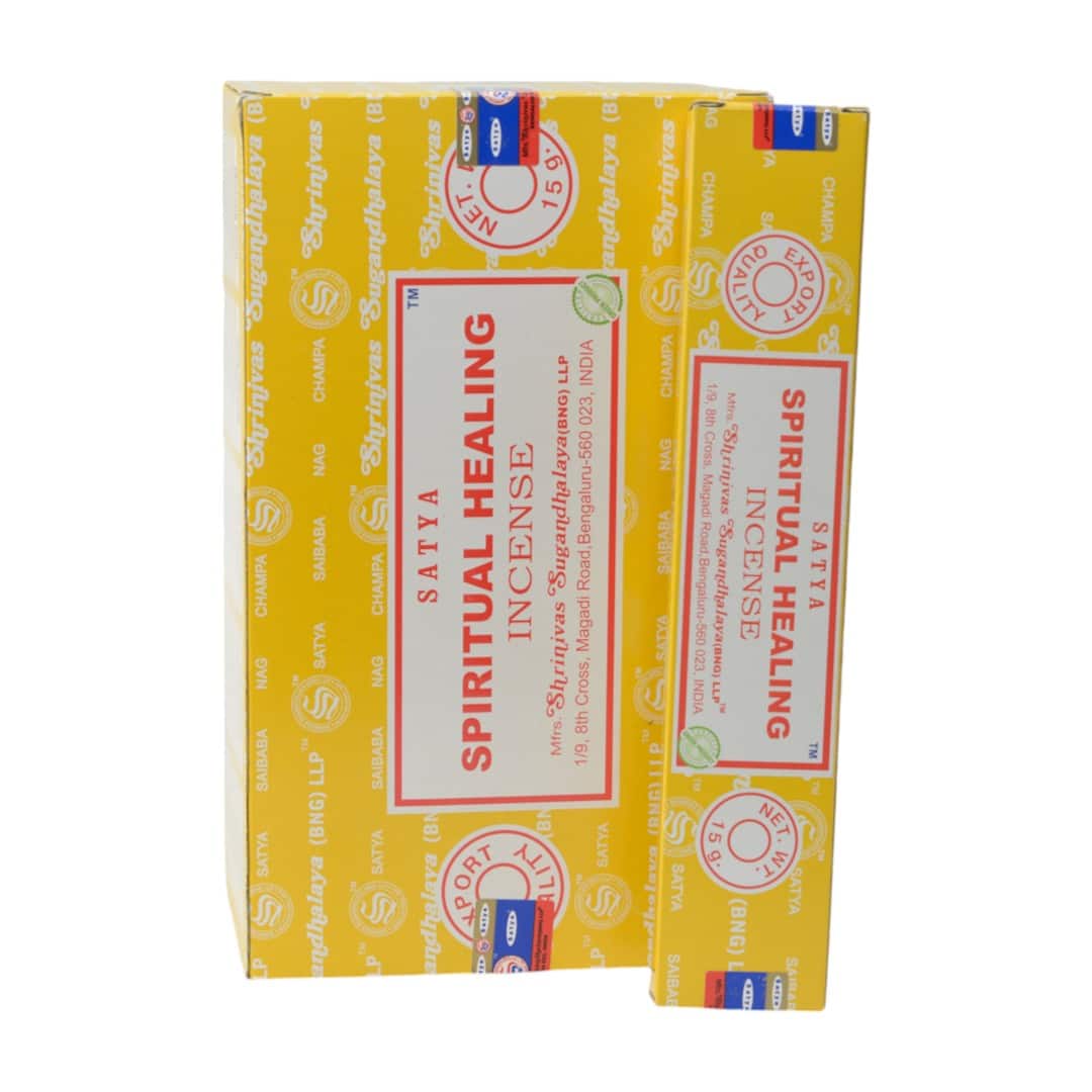 Satya Wierookstokjes Spiritual Healing – Doos 12 x 15 gram