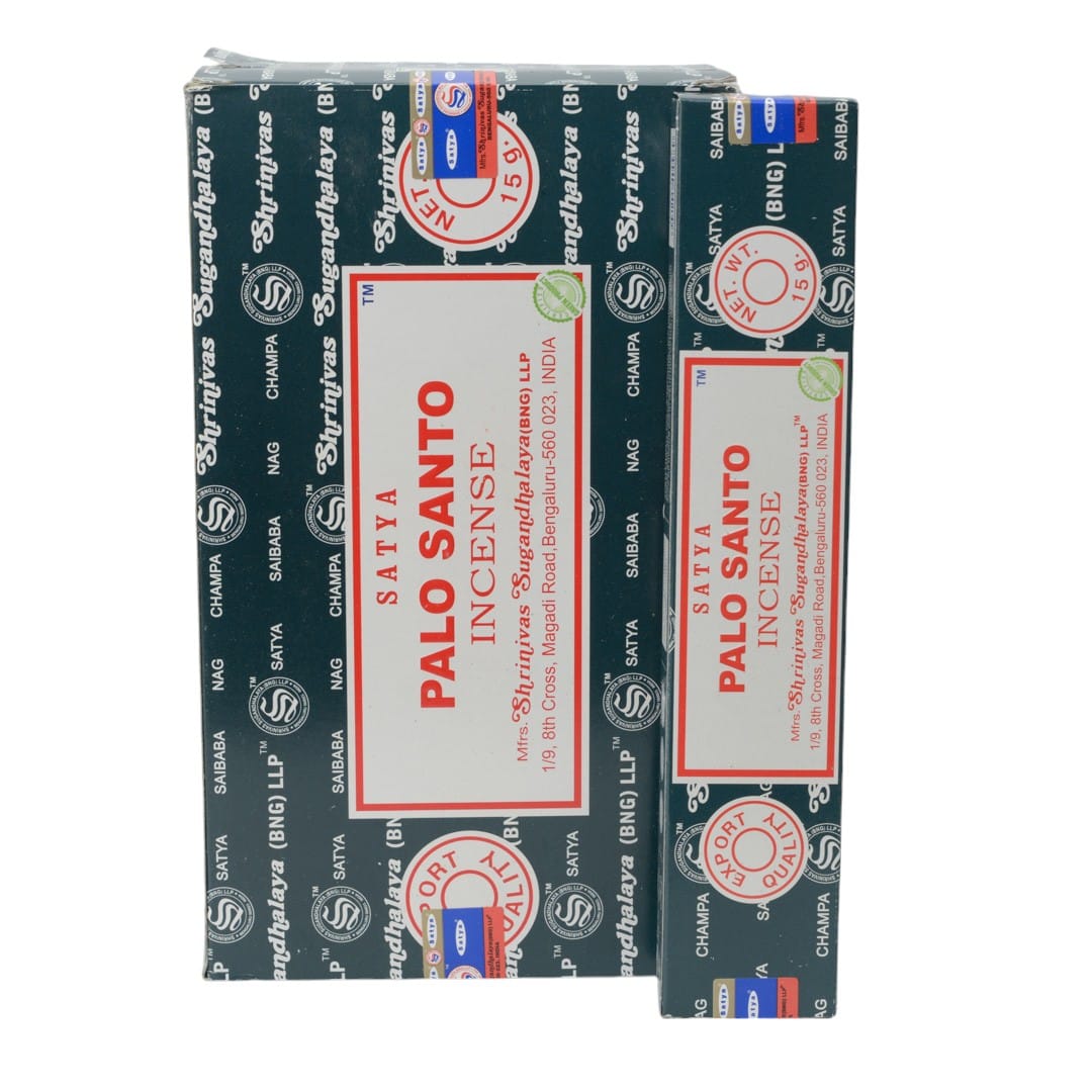 Satya Wierookstokjes Palo Santo – Doos 12 x 15 gram