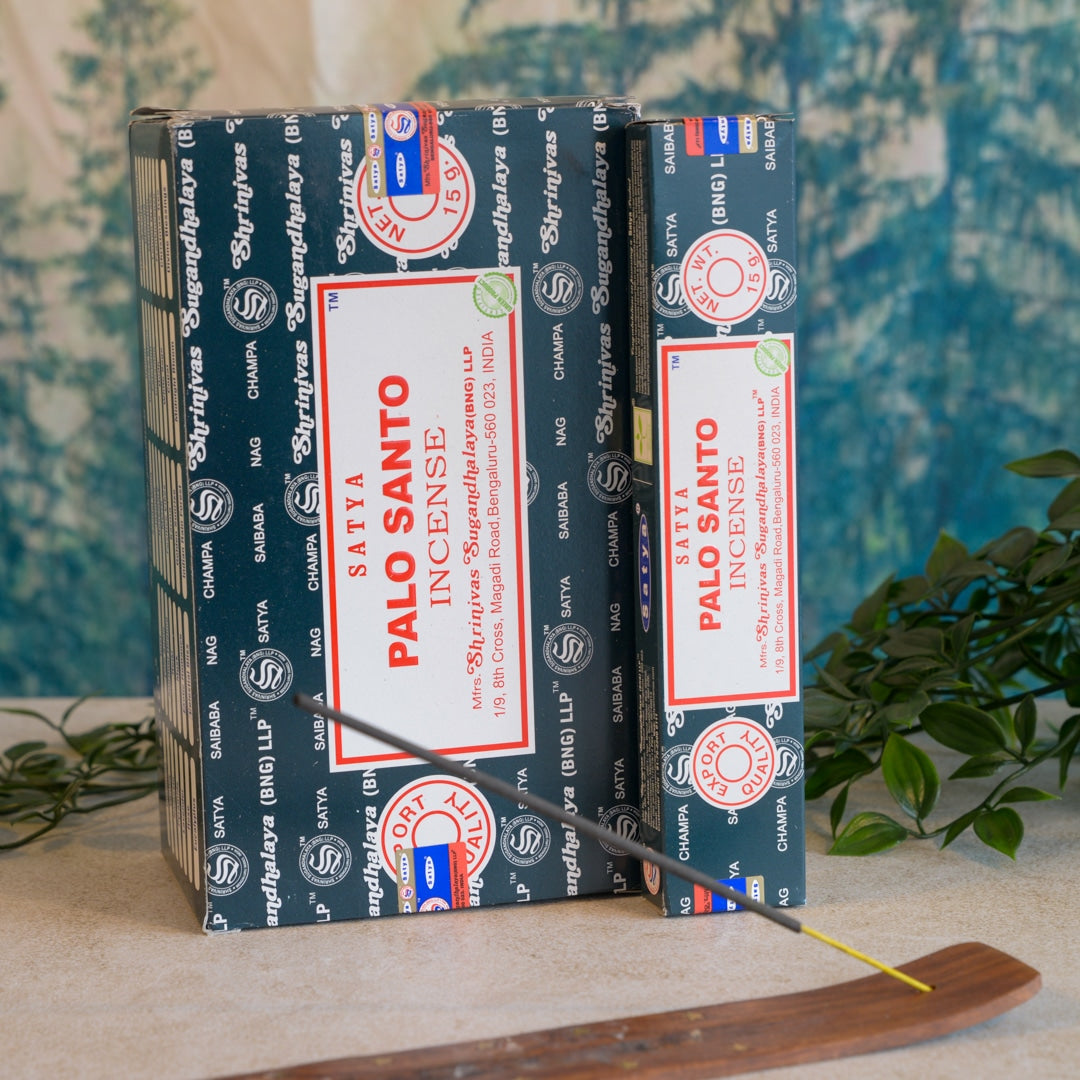 Satya Wierookstokjes Palo Santo – Doos 12 x 15 gram