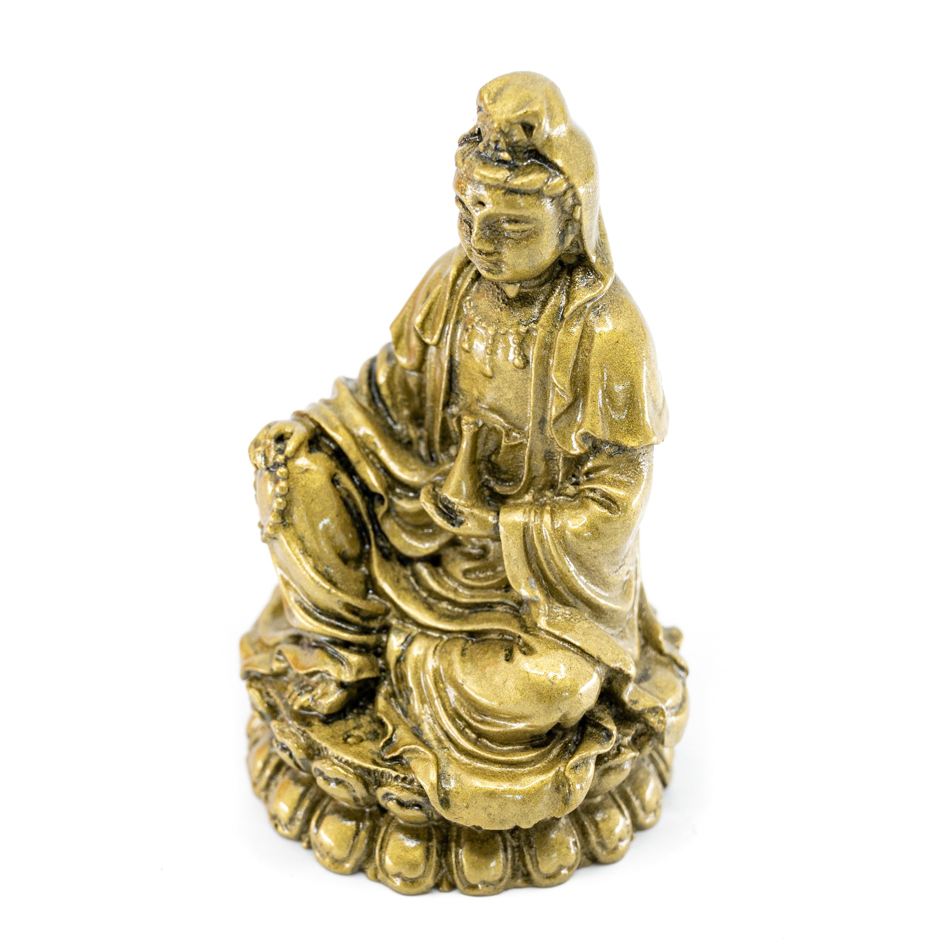 Medicijn Boeddha Goudkleurig (8,5 cm)