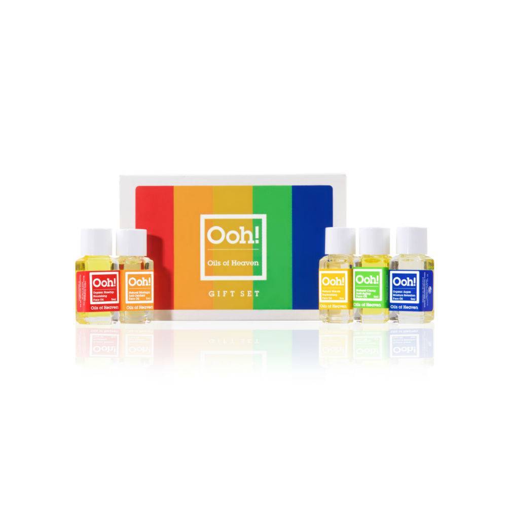 Oils of Heaven Vegan Travelset (Set van 5 x Face Oil)