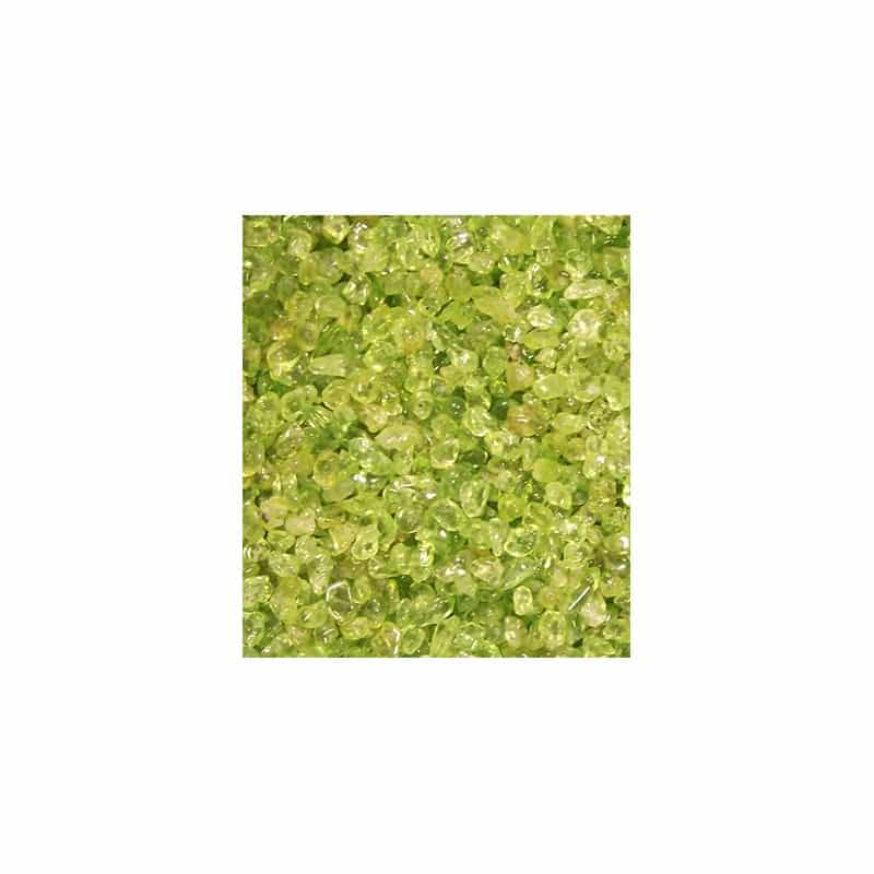 Trommelstenen Peridoot (0-5 mm) – 20 gram