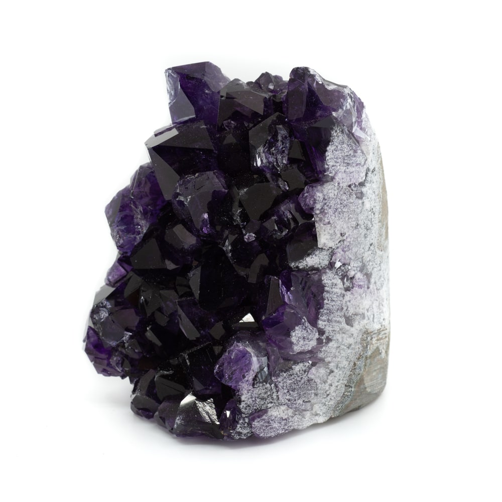 Ruwe Donkere Amethist Edelsteen Geode Staand 80 – 100 mm