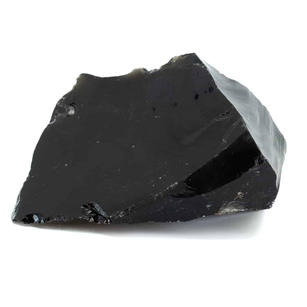 Ruwe Zwarte Obsidiaan Edelsteen 3 – 8 cm