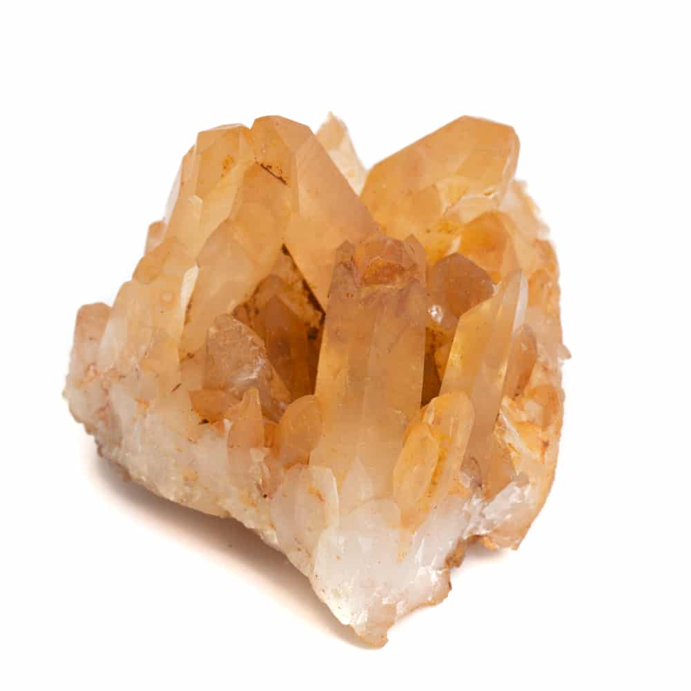 Ruwe Tangerine Kwarts Edelsteen Cluster 3 – 5 cm