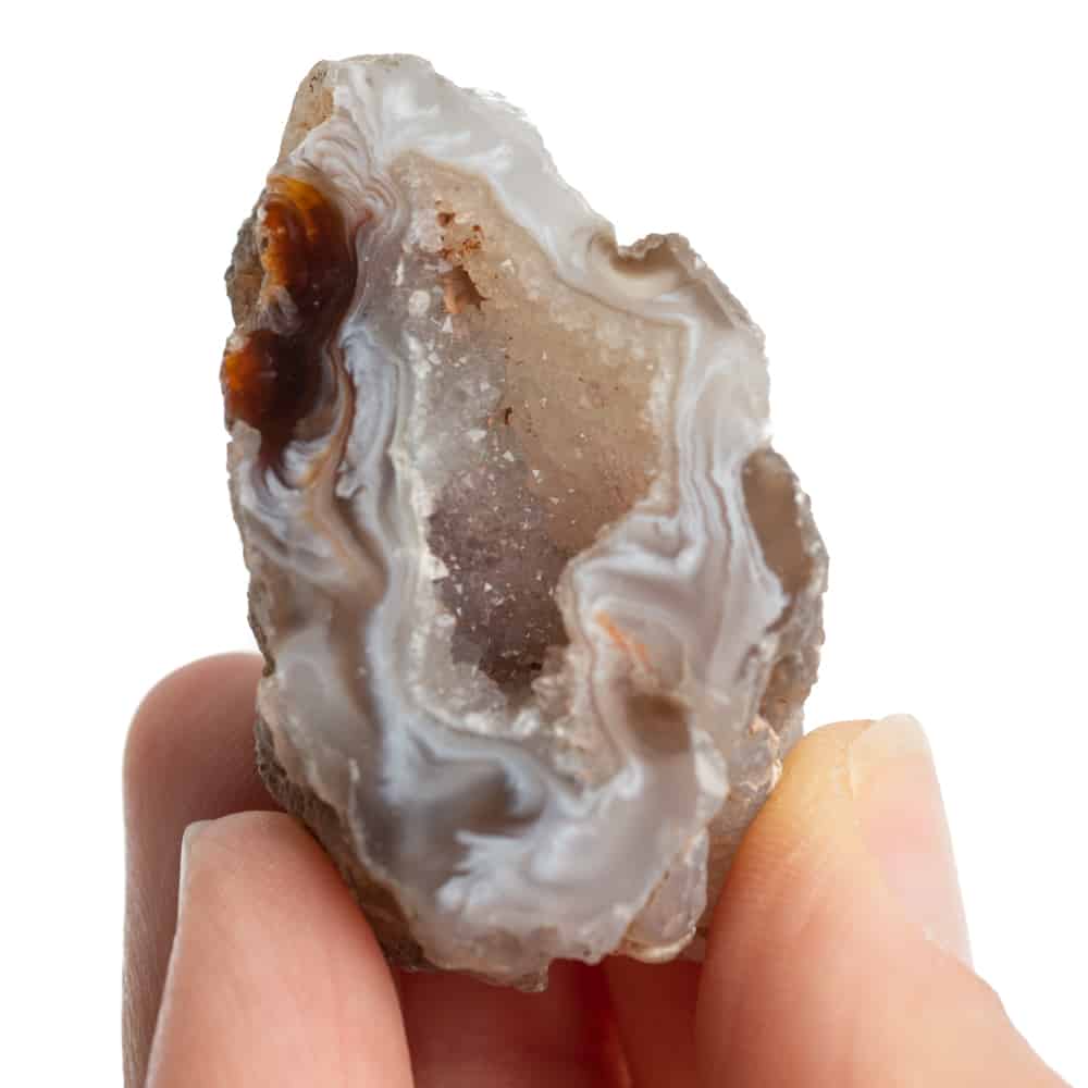 Ruwe Agaat Geode Edelsteen 4 – 6 cm