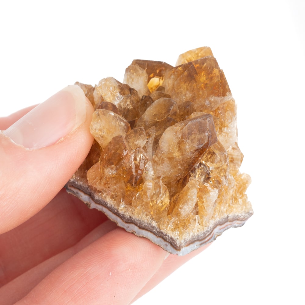 Ruwe Citrien Edelsteen Cluster 2 – 4 cm