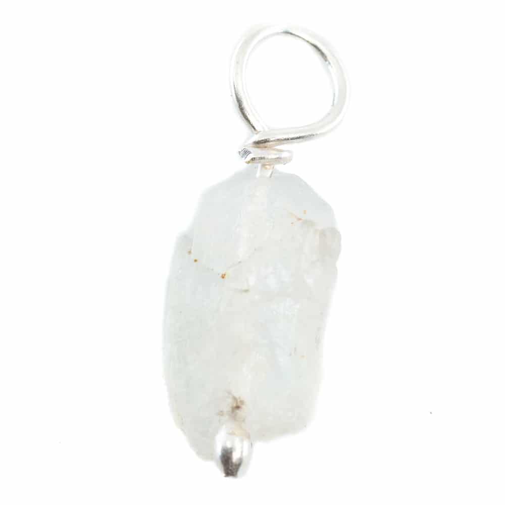 Ruwe Edelsteen Hanger Regenboog Maansteen 925 Zilver (8 – 12 mm)