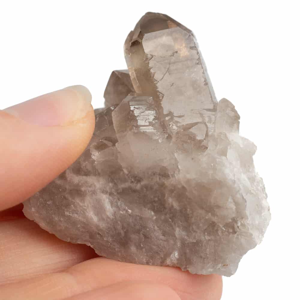 Ruwe Rookkwarts Edelsteen Cluster (30 – 50 mm)