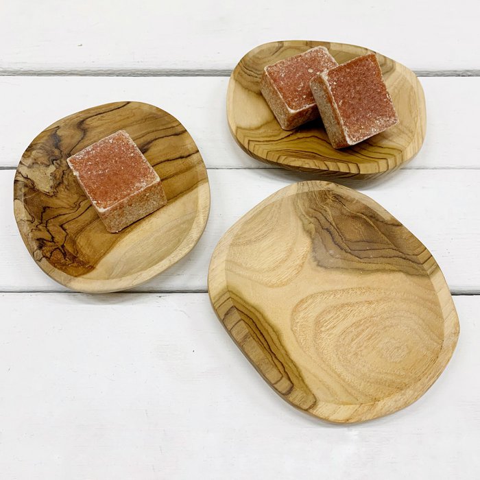 Schaaltje Hout Rond – (10-13 cm)