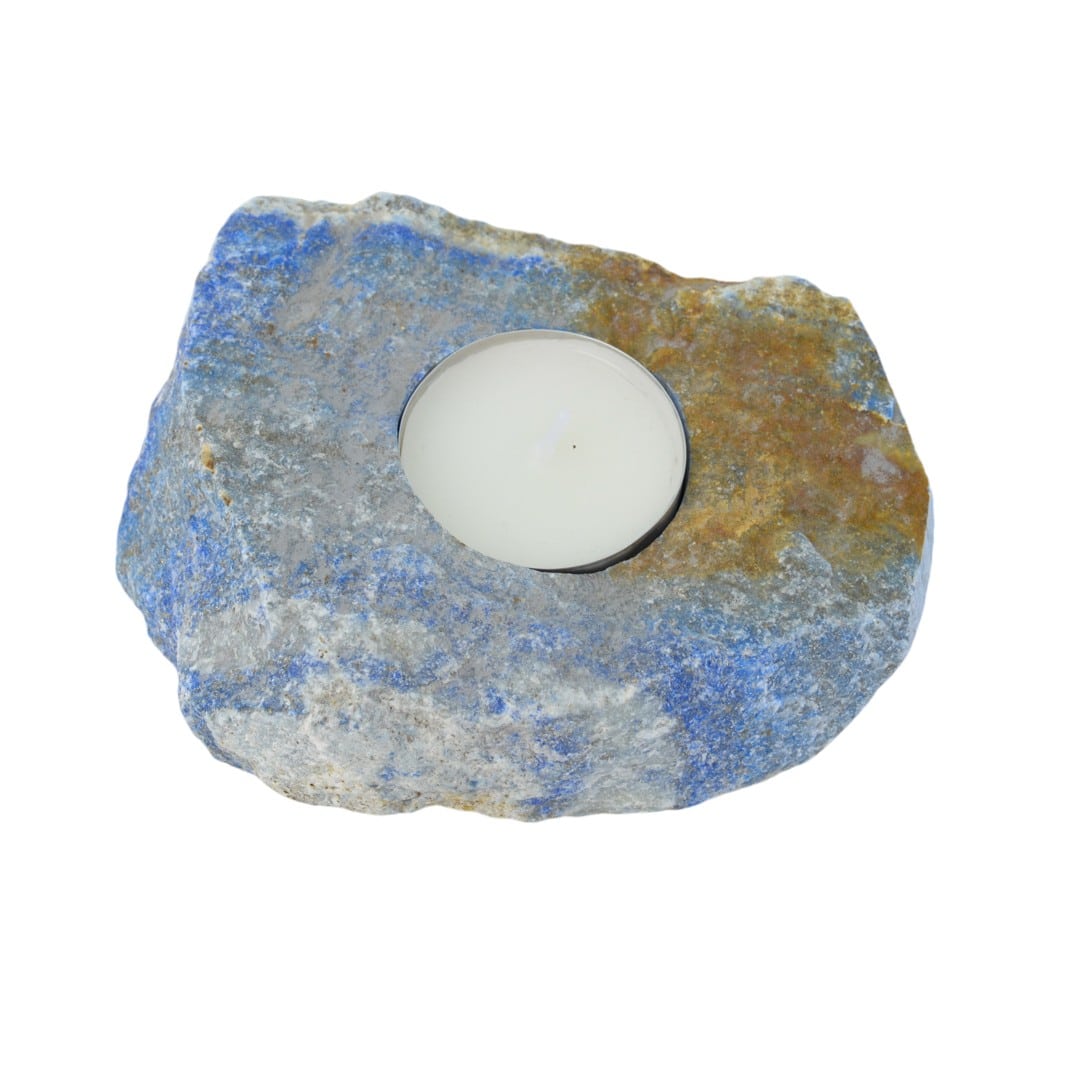 Lapis Lazuli Waxinelichthouder Ruw