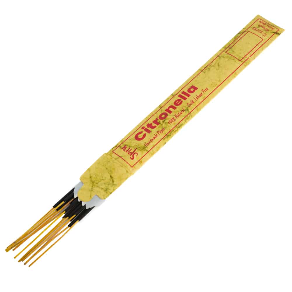 Spiru Wierookstokjes Traditioneel – Citronella (10 sticks)