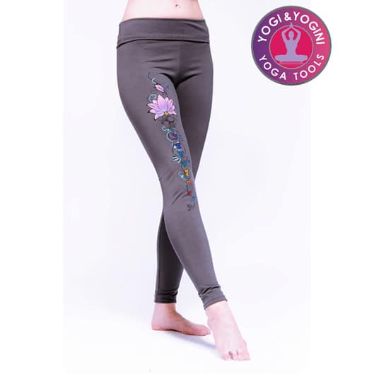 Yoga Leggings Lotus Grijs S
