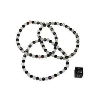 Edelsteen Armband Rozenkwarts/ Hematine
