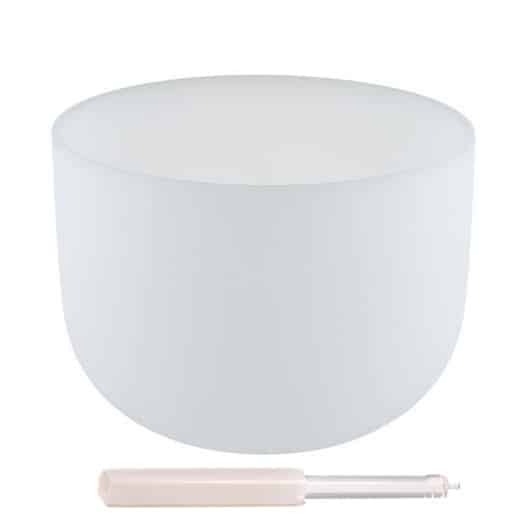 Kristallen Klankschaal – C#-toon + Draagtas (25 cm)
