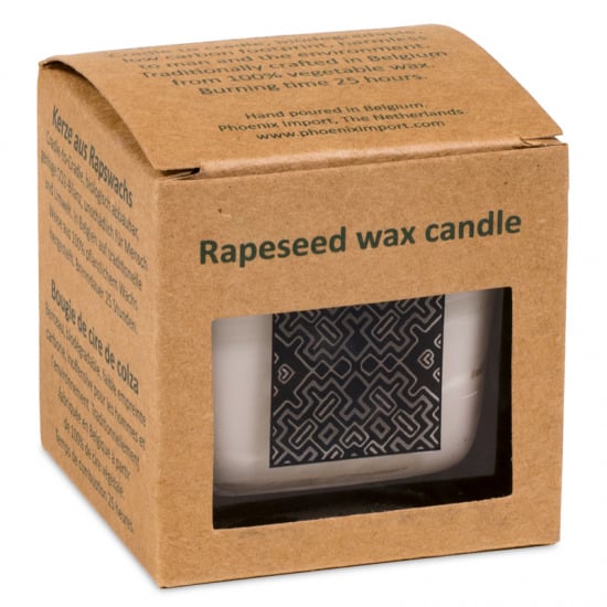Geurkaars in Glas Palo Santo – Koolzaadwas Ecologisch