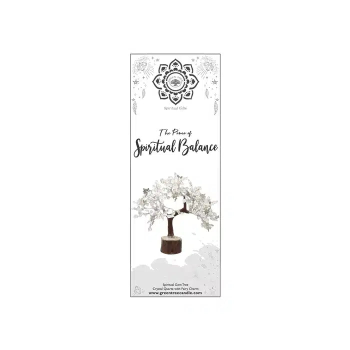Edelsteenboom Bergkristal – Spirituele Balans – 22 cm