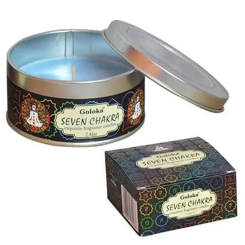 Goloka Geurkaars in blik – 7 Chakra’s