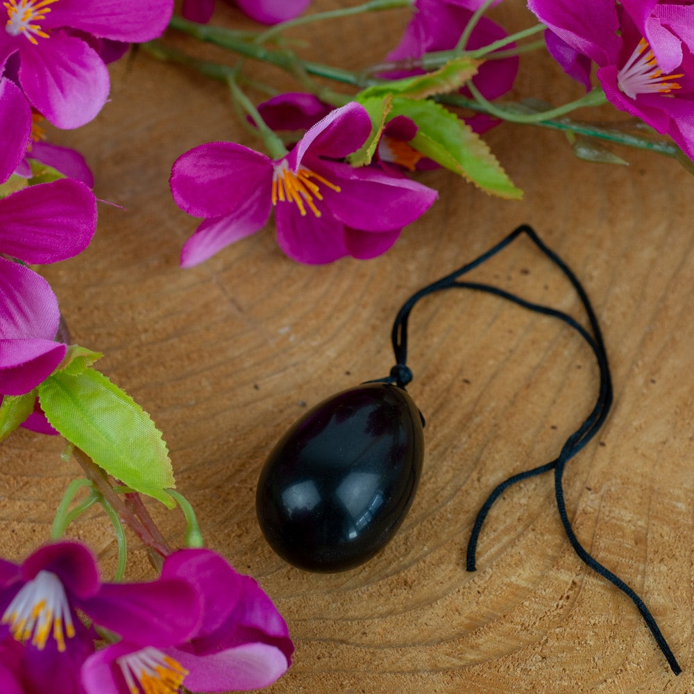 Yoni Ei Obsidiaan (45 x 30 mm)